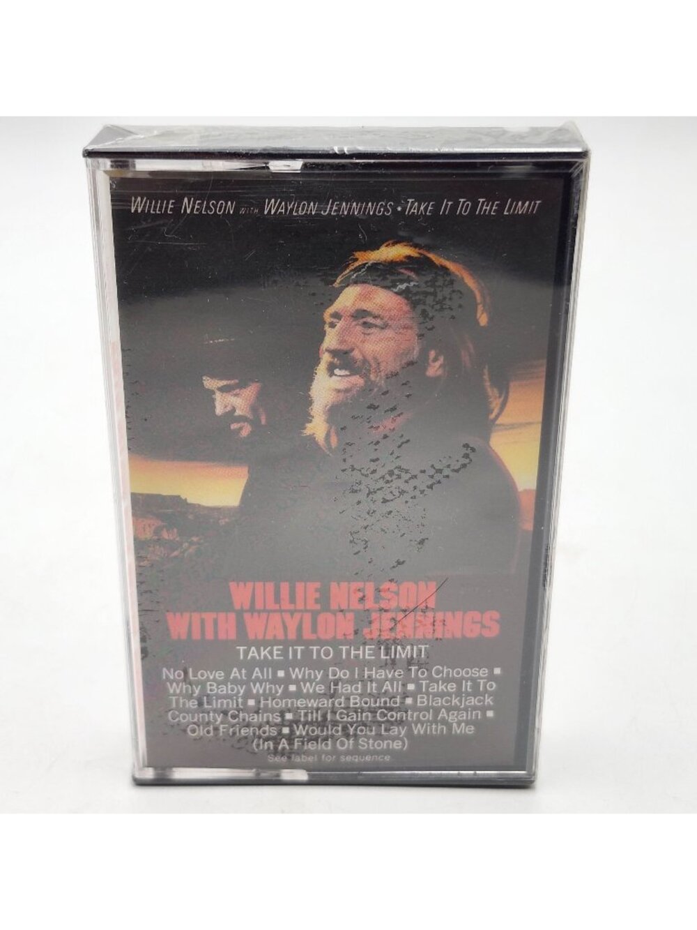 Willie Nelson Waylon Jennings Take It To The Limit Cassette 1983 Columbia Sealed